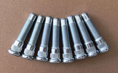 8pcs M14*1.5 15.8mm Knurl Serrated Stud 610-428 Replacement for Chevrolet Silverado 2500 3500 Express GMC Sierra Savana 2500 3500 Yukon 8-Lugs Wheel in Saudi Arabia
