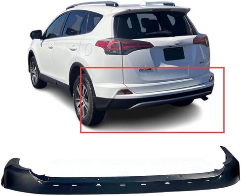 FitParts متوافق مع غطاء المصد السفلي الخلفي 2016 2017 2018 Toyota RAV4 LE SE XLE Hybrid Limited Sport 16 17 18. جديد، جاهز. بدون فتحات مستشعر مساعد ركن السيارة. TO1115106 in Saudi Arabia