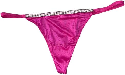 Victoria's Secret Bombshell Rhinestone Shine V-string Panty Color Fuschia New in Saudi Arabia