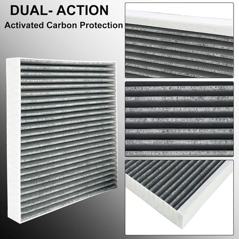 96910360 Engine Air Filter and 13271190 Cabin Air Filter Set Fit For 2013-2015 Chevy Spark L4 1.2L in Kuwait