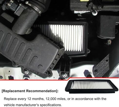 96910360 Engine Air Filter and 13271190 Cabin Air Filter Set Fit For 2013-2015 Chevy Spark L4 1.2L in Kuwait