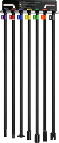 مجموعة أدوات استرجاع الإطارات الاحتياطية مكونة من 7 قطع، مسطحة، دبوس، سداسي، مربع 12 مم، مشقوق، رؤوس مربعة ⅜ بوصة، إطارات معلقة ذات حامل سفلي ومرتفع، مجموعة أدوات الإطارات الاحتياطية 96090A in Kuwait