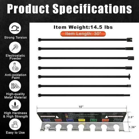 مجموعة أدوات استرجاع الإطارات الاحتياطية مكونة من 7 قطع، مسطحة، دبوس، سداسي، مربع 12 مم، مشقوق، رؤوس مربعة ⅜ بوصة، إطارات معلقة ذات حامل سفلي ومرتفع، مجموعة أدوات الإطارات الاحتياطية 96090A in Kuwait