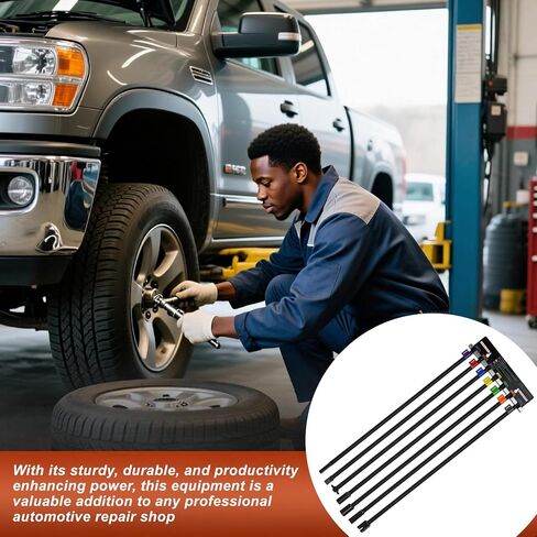 مجموعة أدوات استرجاع الإطارات الاحتياطية مكونة من 7 قطع، مسطحة، دبوس، سداسي، مربع 12 مم، مشقوق، رؤوس مربعة ⅜ بوصة، إطارات معلقة ذات حامل سفلي ومرتفع، مجموعة أدوات الإطارات الاحتياطية 96090A in Kuwait