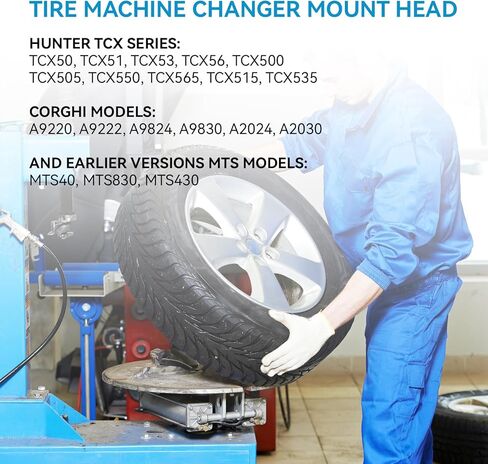 4-120129B رأس بطة مبدل الإطارات (عبوة من قطعتين) لرأس بطة آلة الإطارات TCX50/515/550، رأس بطة بلاستيكي أسود على شكل جناح لتغيير إطارات ورشة العمل in Kuwait