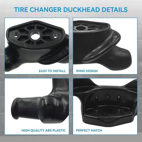 4-120129B رأس بطة مبدل الإطارات (عبوة من قطعتين) لرأس بطة آلة الإطارات TCX50/515/550، رأس بطة بلاستيكي أسود على شكل جناح لتغيير إطارات ورشة العمل in Kuwait