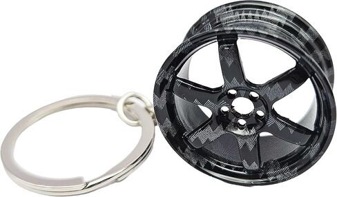 GT // الدوارات من ألياف الكربون علبة التروس اليدوية 6 سرعات سلسلة مفاتيح + حلقة مفاتيح عجلة (جديدة لعام 2025) in Kuwait