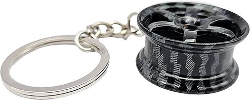 GT // الدوارات من ألياف الكربون علبة التروس اليدوية 6 سرعات سلسلة مفاتيح + حلقة مفاتيح عجلة (جديدة لعام 2025) in Kuwait