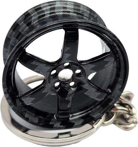 GT // الدوارات من ألياف الكربون علبة التروس اليدوية 6 سرعات سلسلة مفاتيح + حلقة مفاتيح عجلة (جديدة لعام 2025) in Kuwait