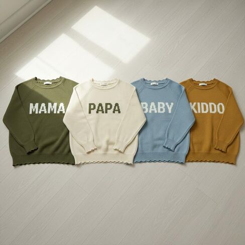 Custom Knit Sweater for Women, Personalized Name Knit Sweater with Embroidered Design, Ideal Gift for Moms, Teachers, Birthdays, Mother's Day & Special Occasions in Kuwait