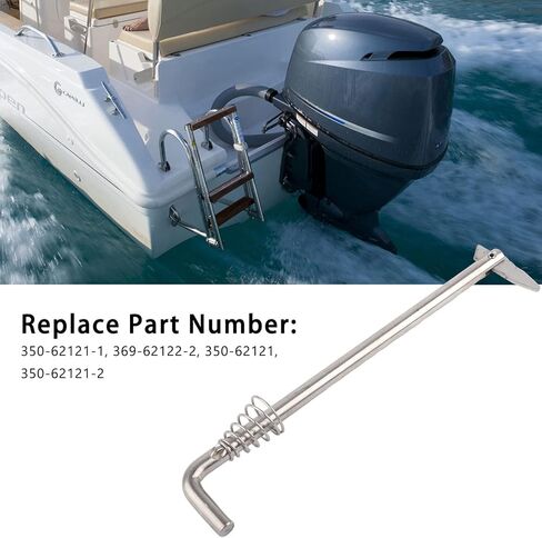 Outboard Motor Tilt Pin, Tilt Thrust Rod with Spring 350‑62121‑2 Outboard Marine Tilting Rod Replacement for Tohatsu Outboard Motor in Saudi Arabia