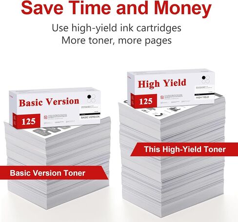 125 CRG125 Toner Cartridge Replacement for Canon 125 CRG-125 3484B001 Toner Cartridge ImageCLASS LBP6030w LBP6000 MF3010 LBP3100 Printers(1-Pack,Black) in Saudi Arabia