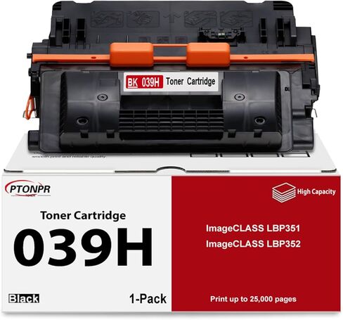 039H High-Yield Black Toner Cartridge 1-Pack Replacement for Canon 039H Toner Cartridge for imageCLASS LBP351 LBP352 Printer in Kuwait