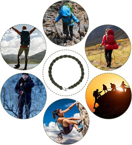 12 Pcs Elastic Boot Straps, Boot Blouses Straps, Elastic Blousing Bands with Metal Hooks, Leg Garters for Army, Navy, Outdoors Sports in Kuwait