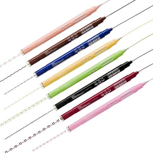 8 قطع قلم تحديد منحني لألوان التمييز اللطيفة، علامات تمييز ذات طرف مزدوج، علامات يومية لا تنزف، ألوان متنوعة لخطوط رفيعة بـ 8 ألوان، مجموعة أقلام تحديد ملونة للوازم المكتبية اللطيفة in Kuwait