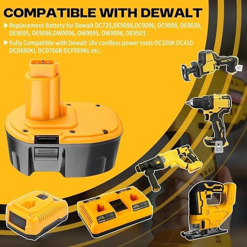 Replace for Dewalt 12V 5.0Ah Battery DCB120 Lithium Ion Replacement Battery for Dewalt 12V Max DCB123 DCB127 Cordless Power Tools in Kuwait