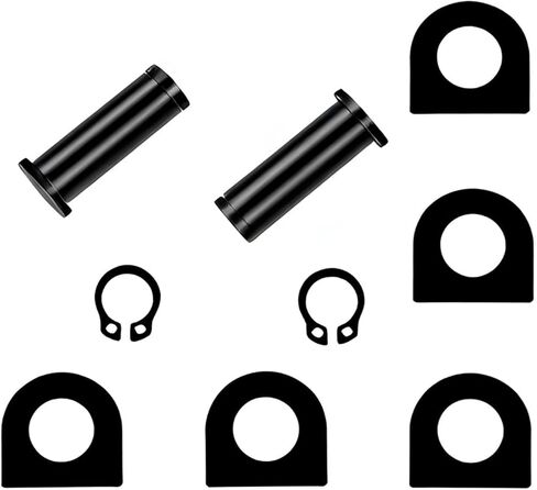 مجموعة أدوات تركيب ربط القدم السوداء - غسالات زنبركية مضادة للخشخشة ودبابيس كليفيس متوافقة مع هارلي سبورتستر سوفتيل دينا تورينج رود كينج ستريت جلايد - مجموعة استبدال فولاذية شديدة التحمل in Kuwait