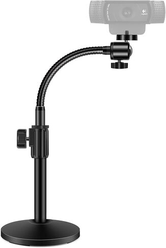 InnoGear webCam Stand Suspension Boom مقص ذراع حامل لـ Logitech WebCam BRIO C920 C920S C922 C922x C925e C930 C930e 1/4"-3/8" و 3/8" برغي لـ Blue Yeti Snowball نانو وغيرها من ميكتي اس in Kuwait