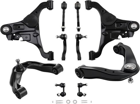 maXpeedingrods 10Pcs Front Upper Lower Control Arms Suspension Kit for Nissan Pathfinder 2005-2012 Nissan Frontier 2005-2018 Nissan Xterra 2005-2015, Sway Bar Links Outer & Inner Tie Rod in Saudi Arabia