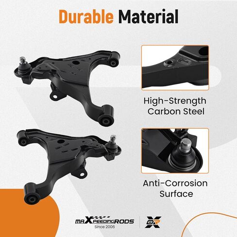 maXpeedingrods 10Pcs Front Upper Lower Control Arms Suspension Kit for Nissan Pathfinder 2005-2012 Nissan Frontier 2005-2018 Nissan Xterra 2005-2015, Sway Bar Links Outer & Inner Tie Rod in Saudi Arabia