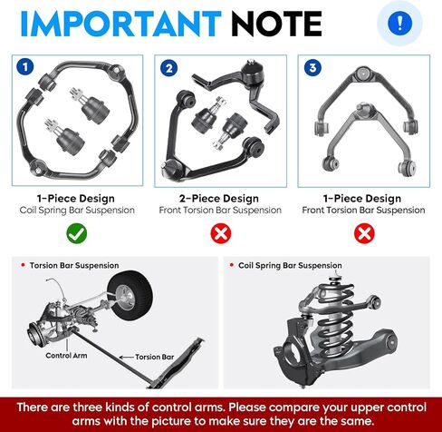 Front Upper Control Arm w/Ball Joints for Ford Ranger 98-11 RWD, Mazda B2300 01-10, B2500 98-01, B3000 98-07, B4000 98-03, 1 Piece Design w/Coil Spring Suspension, Suspension Kits K80054 K80052 in Saudi Arabia