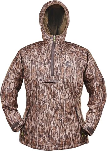 Gator Waders Womens 1/2 Zip Bog Hoodie - Waterproof Windproof Hunting & Offroad Wader Jacket, Comfortable Coral Fleece Lining in Saudi Arabia