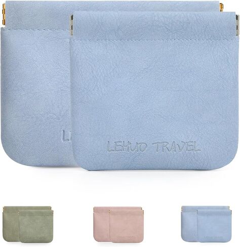 RIGHT AWAY 3 PCS Small Makeup Bag for Purse,Mini Cosmetic Organizer Make Up Bag for Women,Squeeze Coin Purse Pouch,Portable Tiny Makeup Pouches for Cosmetic Accessories,Lipstick, Jewelry, Card, Coins in Saudi Arabia