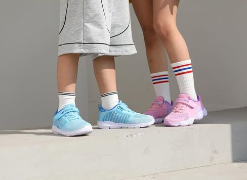 Kids Shoes Fashion Sneakers for Boys and Girls Running Tennis Shoes Comfortable Lightweight Slip-On Athletic Sneakers in Saudi Arabia