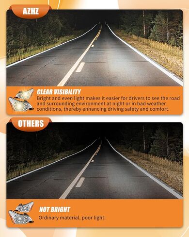 2 قطعة مجموعة المصابيح الأمامية لفورد التركيز 2008-2011 كروم الإسكان واضح عدسة العنبر عاكس استبدال S4Z13008F-يتم تضمين المصابيح in Kuwait