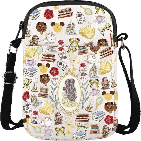GJTIM Beauty Movie Gift Fairytales Fans Gift Princess Cartoon Movie Fans Gift Princess Crossbody Bag in Saudi Arabia