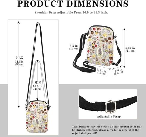 GJTIM Beauty Movie Gift Fairytales Fans Gift Princess Cartoon Movie Fans Gift Princess Crossbody Bag in Saudi Arabia