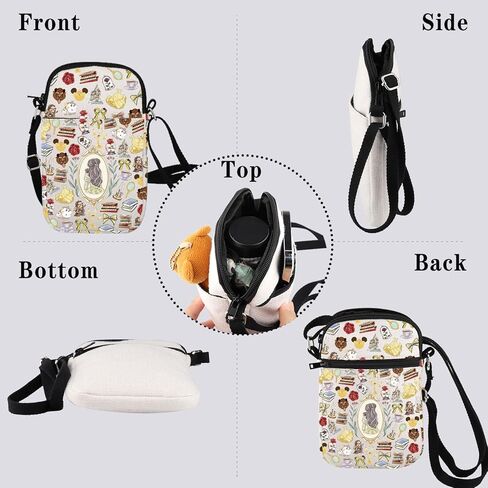 GJTIM Beauty Movie Gift Fairytales Fans Gift Princess Cartoon Movie Fans Gift Princess Crossbody Bag in Saudi Arabia