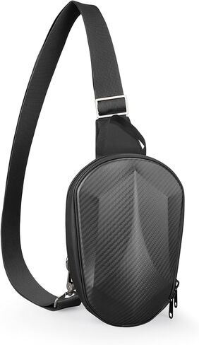 Mini Sling Bag Travel Running Phone Daypack Cross Body Shoulder Bags Carbon Fiber Small Crossbody Bag in Saudi Arabia