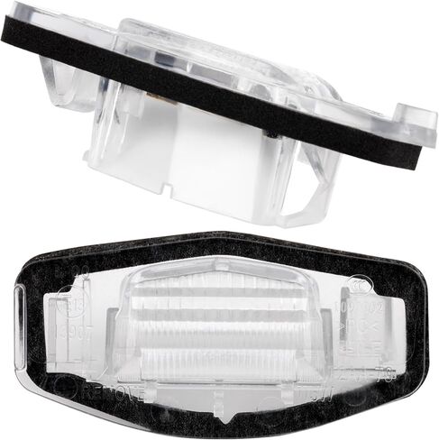 License Plate Light Cover Lampshade Fit for Fit For Honda Accord Civic Odyssey Pilot for Acura RL RDX TSX TL 2PCS in Kuwait