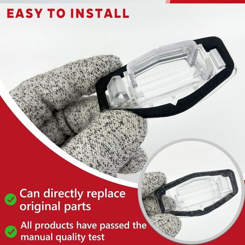 License Plate Light Cover Lampshade Fit for Fit For Honda Accord Civic Odyssey Pilot for Acura RL RDX TSX TL 2PCS in Kuwait