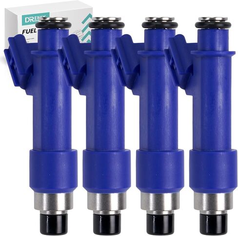 Fuel Injectors 4PCS Fit for-/TOYOTA Corolla 1.8L 2005-2008, /Yaris 1.5L 2006-2018, For-/Pontiac Vibe 1.8L 2005-2008 23250-0D050 23209-0D050 in Kuwait
