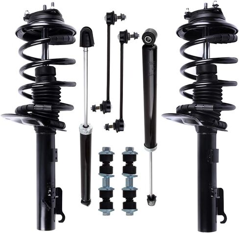 SCITOO - (8pcs) Front Strut Spring Assembly Rear shock absorber Stabilizer Bar Link Kit fit for 2006-2010 for Ford for Focus in Saudi Arabia