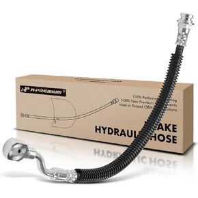 A-Premium Rear Driver Brake Hydraulic Hose Compatible with Select Chevy and GMC Models - Silverado 3500 2001-2007, Sierra 3500 2001-2006, Sierra 3500 Classic 2007, Sierra 3500 HD 2007
