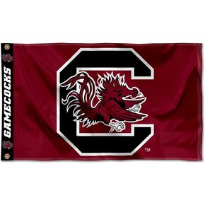 College Flags & Banners Co. South Carolina Gamecocks Printed Header 3x5 Foot Banner Flag