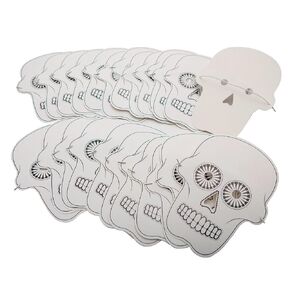 Color-Me™ Sugar Skull Masks (Pack of 24)