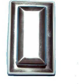 Marinco 7879CR Marine Stainless Steel Waterproof Electrical Cover with Lift Lid (Fits 54700CR, 5262CRR, and 5739CR Duplex Receptacles)