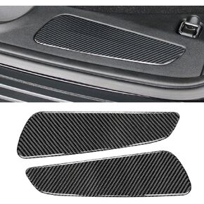 Rear Trunk Cover Trim Sticker Compatible with 2011-2020 Grand Cherokee Carbon Fiber Interior Trunk Accessories 2PCS