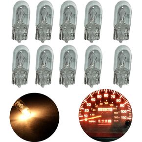 10Pack T10 194 168 LED Light Bulb 158 PC194 161 W5W 147 Halogen Instrument Panel Gauge Cluster Dashboard Automotive Light Bulb Xenon White
