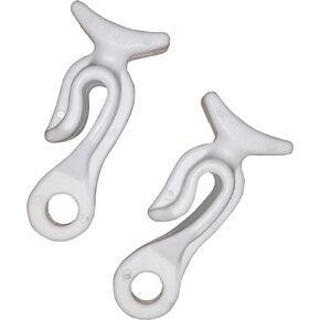 Taylor Made Products 1096 Lifeline Boat Fender Line Clips (Pair), White