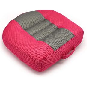 Car Driving seat Cushion, Car Seat Elevation Cushion, Dwarf Adult Booster seat Cushion for Short Drivers, Increase The Field of View by 4.7in, Ideal for Trucks, Cars, Chairs, Wheelchairs (Grey)