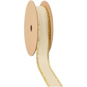 شريط LaRibbons Rainbow المعدني Grosgrain، 1 بوصة × 25 ياردة، شريط قماش لامع مثالي لتغليف هدايا عيد الأم، الحرف اليدوية، ديكور المنزل