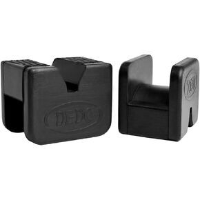 DEDC Jack Stand Pads 4 Pcs, Universal Rubber Pinch Weld Protector Jack Stands Adapter Pads, Car Lift Frame Rail Protection Accessories