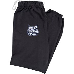 LOGOVISION University of Arizona School Logo Mens Jogger Sweatpants, Black, Large