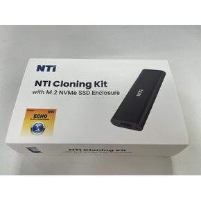 NTI Cloning Kit | New Edition for M.2 NVMe SSD | Best for SSD Upgrades | Disk Cloning and Migration Software | Enclosure Case and Cable Included for M.2 NVMe SSD | Software via Download