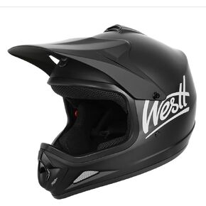 Westt Youth Kids Motocross Helmet - Dirt Bike Motorcycle with Visor Off-Road ATV Street Mountain Bike Go-Kart BMX, Full Face Motorcycle Helmet for Boys & Girls, DOT Approved